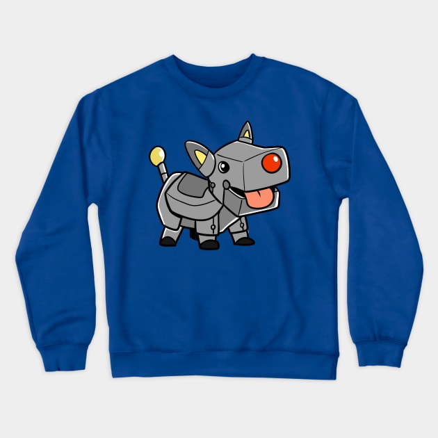 Robot Dog Crewneck Sweatshirt by WildSloths
